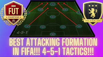 BEST ATTACKING FORMATION IN FIFA!!! CRAZY 4-5-1 CUSTOM TACTICS!!! - Fifa 21 Ultimate Team