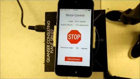 Wireless networked control of a Motor testbed