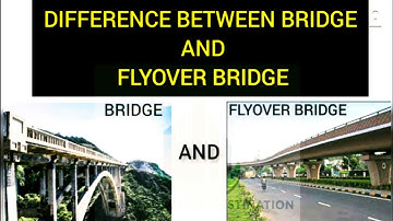 difference between bridge and flyover. (@civilsolutiondestination )