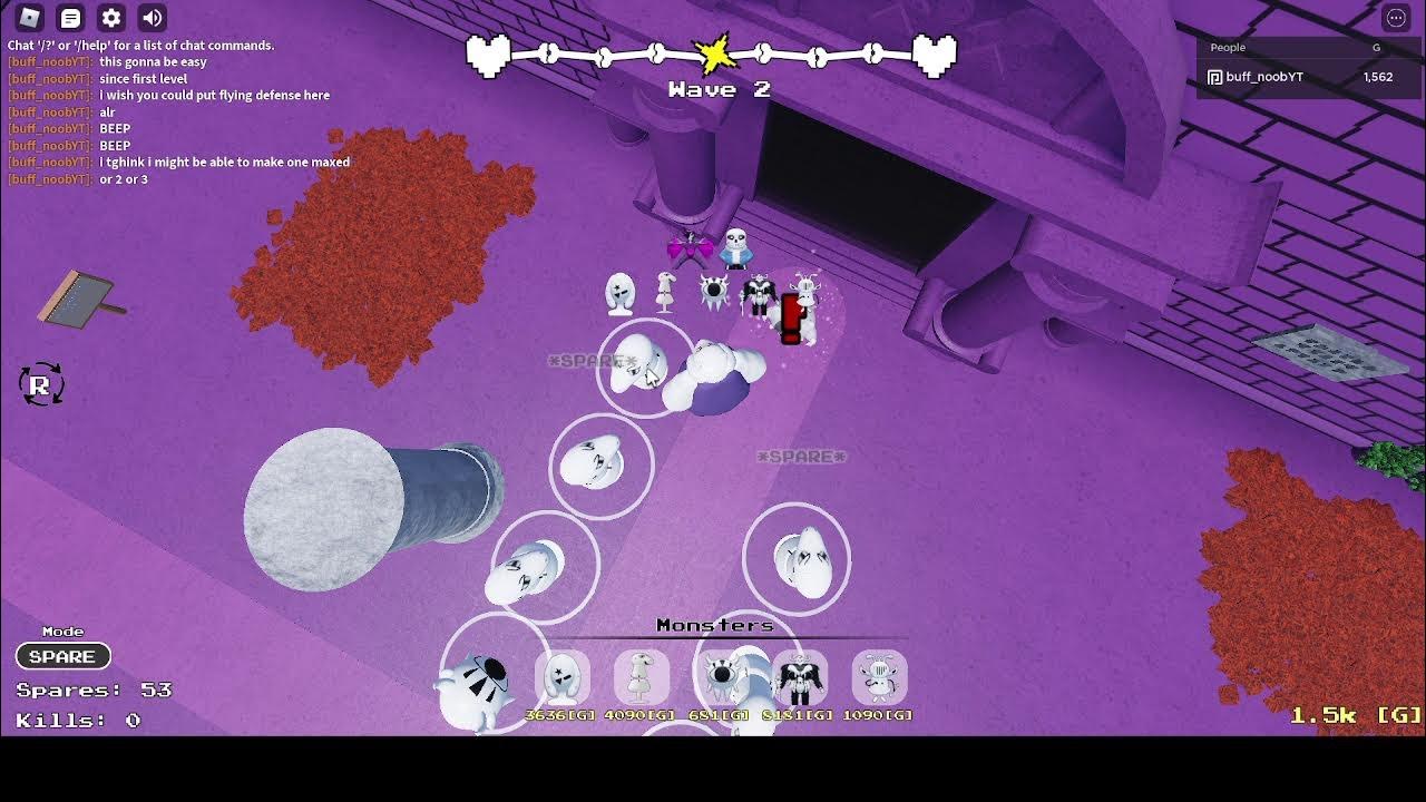 getting the pacifist title in undertale tower defense (roblox) - YouTube