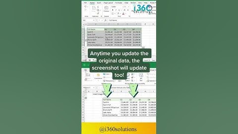 How to Use Camera Tool in Excel  #trending #excel #fun #tricks
