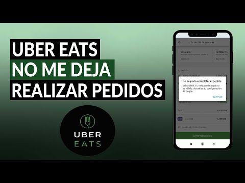 UBER EATS no me deja realizar pedidos - Origen y soluciones efectivas