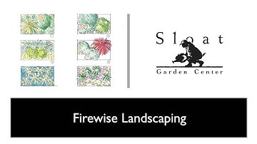 Webinar: Firewise Landscaping