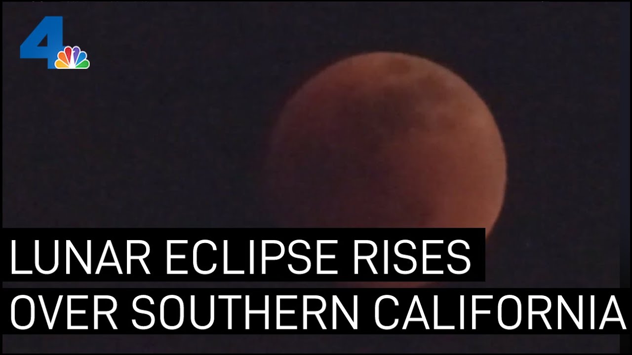 TIME LAPSE: Watch the Super Flower Blood Moon Lunar Eclipse Rise Over ...