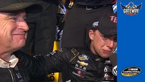 Emotional Nemechek: 'Awesome Father's Day gift for...