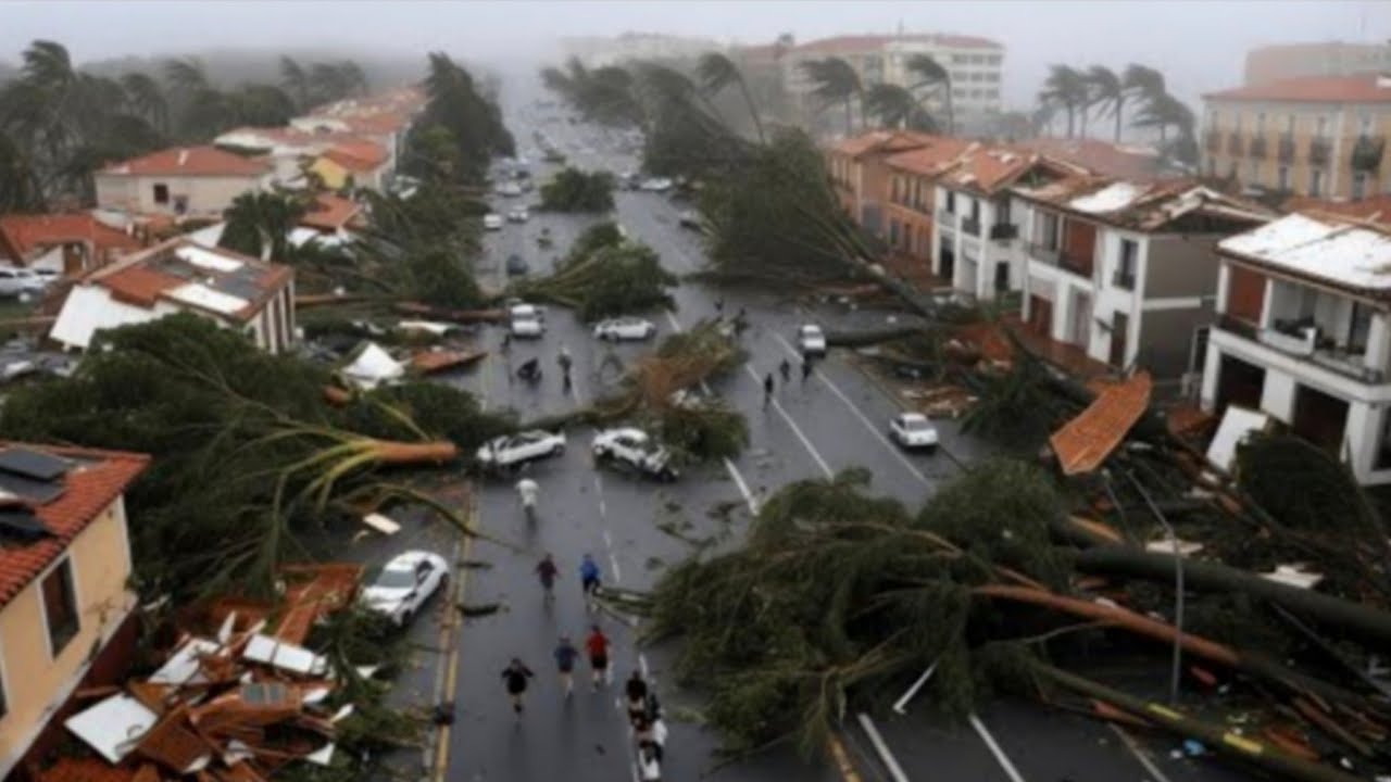 Chaos in Portugal, Spain, and France! Storm Nils Destroys Homes, Vehicles, and Infrastructure