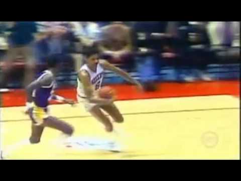 HD) Dr. J's 'Rock The Baby' Dunk over Michael Cooper: Julius Erving Best  Dunk 