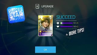 [SUPERSTAR JYPNATION] UPGRADING MY CARDS 2! •  More tips for Upgrading & Powering up cards! • screenshot 4