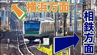 【相鉄JR直通線】JRの真の目的は？【通勤ラッシュ観測】12/5-01