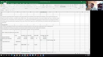 Multi Product Break Even Point