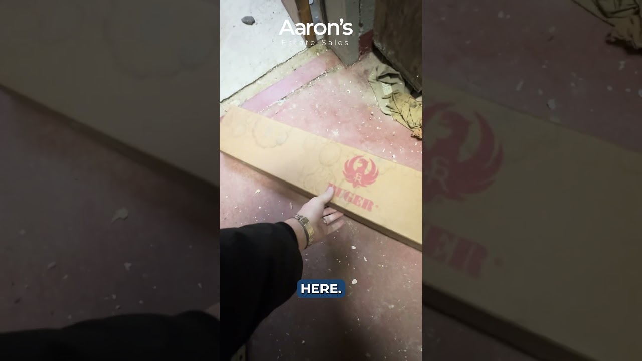 We Find a Gun in Estate Sale! #estatesale #antique #estatesalehaul #estatesalefinds #estatesales