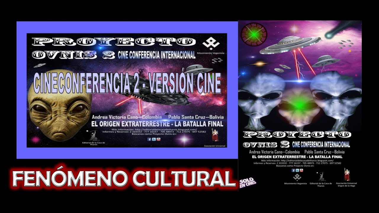 CINECONFERENCIA 2 DE PROYECTO OVNIS 2016 VERSIÓN CINE