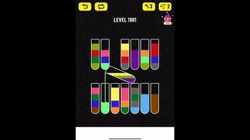 water sort puzzle level 1861