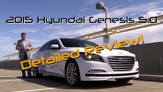 2015 Hyundai Genesis 5.0 DETAILED Review and Road Test