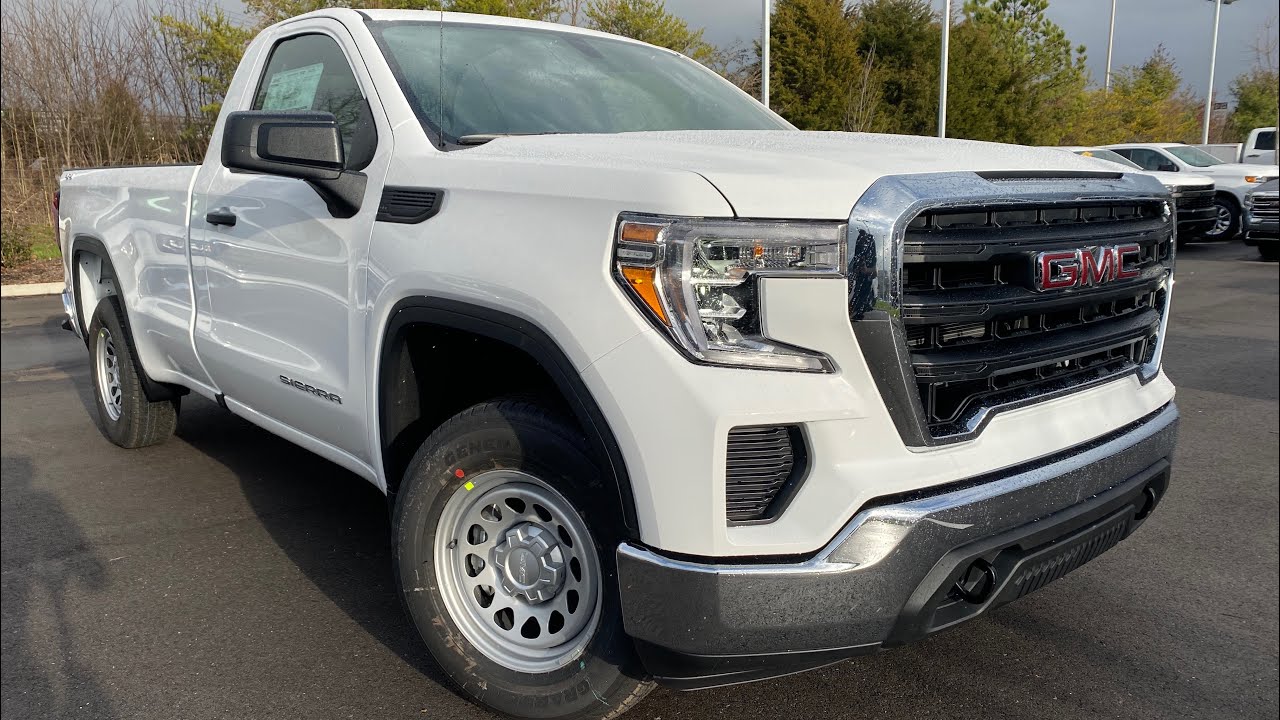 2020 Gmc Sierra 1500 Regular Cab 53l V8 Review And Pov Test Drive