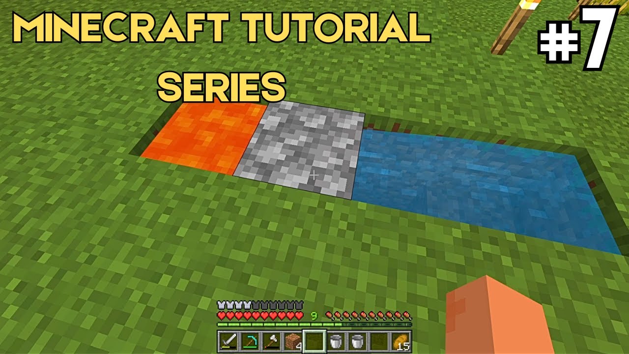 How to Make a Cobblestone Generator | CreeperFan45's Minecraft Tutorial ...