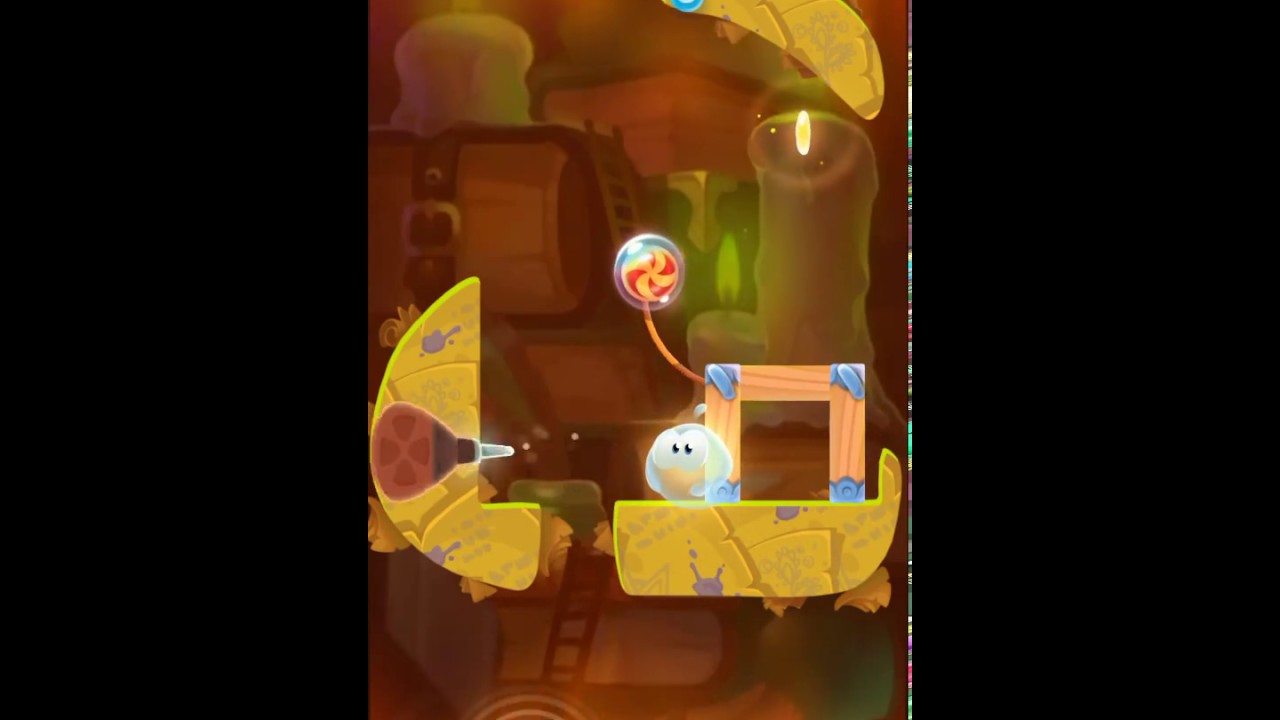 Cut the Rope Magic GOLD - Ancient Library Ghost Om Nom 