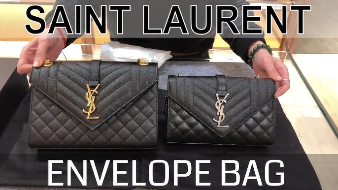 ysl envelope bag small vs medium