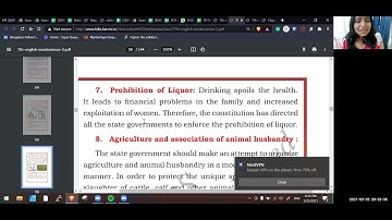 Grade 7- Social Science- Directive principles of state policy