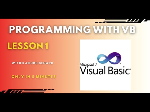 Programming With VB Lesson 1