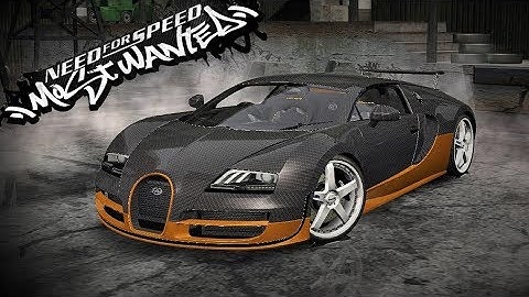 NFS MW Bugatti Veyron Super Sport Junkman POWER - No Brakelight