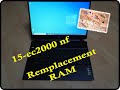 Remplacement ram hp gaming 15ec2000nf