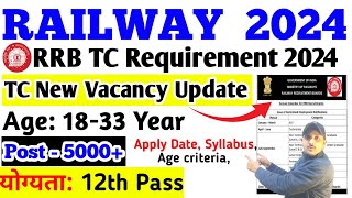railway tc vacancy 2024, railway tc job details, railway tc vacancy 2024 syllabus, tc kaise bane,