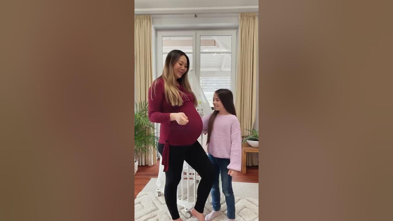Pregnant Dance 🤰🏼 Schwanger mit Baby Nr. 4! 1 Tag vor Geburt #Shorts Mamiseelen