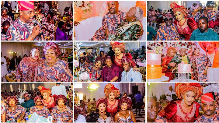 All what happened at Actress Bimbo Akisanya’s mum’s 80 birthday