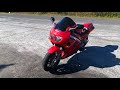 1997 honda vfr750  walkaround  acceleration