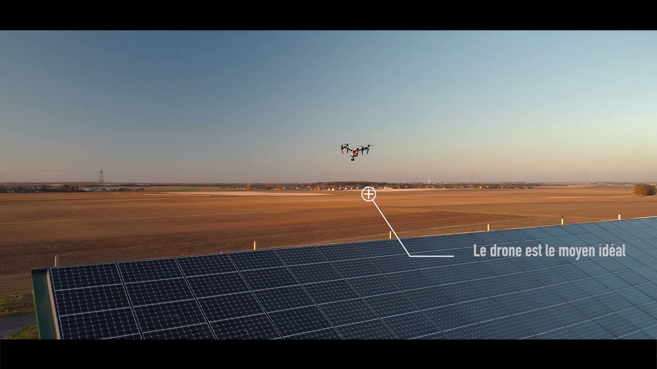video drone dji spark Thermographie de panneaux photovoltaïques