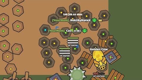 Using Golden Cow To Kill Players - Sploop.io Trolling
