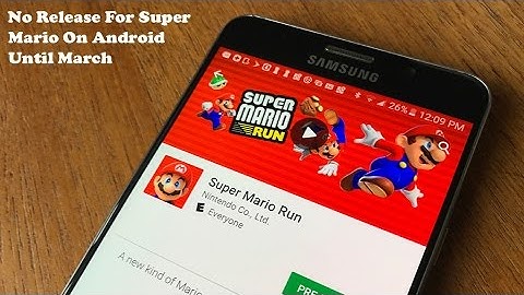 Super Mario Run for Android No Release Until March! - Fliptroniks.com