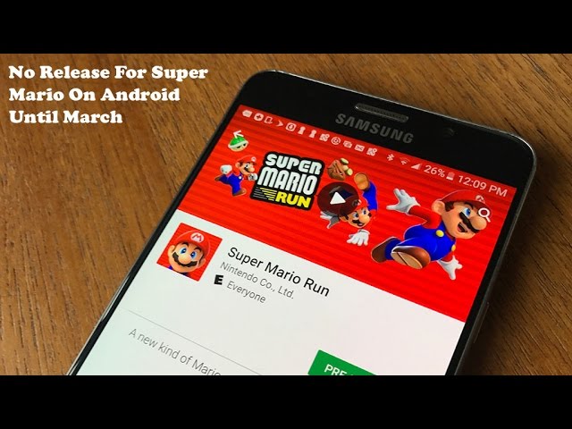 Super Mario Run Coming to Android in March