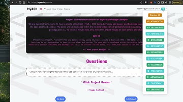 MyAsk API CLI Demonstration