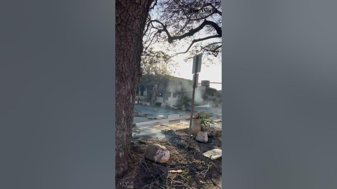 Maria Lanakila Catholic Church completely unharmed by fire in Maui. 
