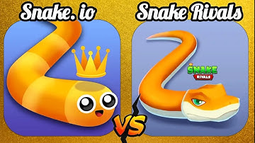Snake.Io Vs Snake Rivals Game Comparison!