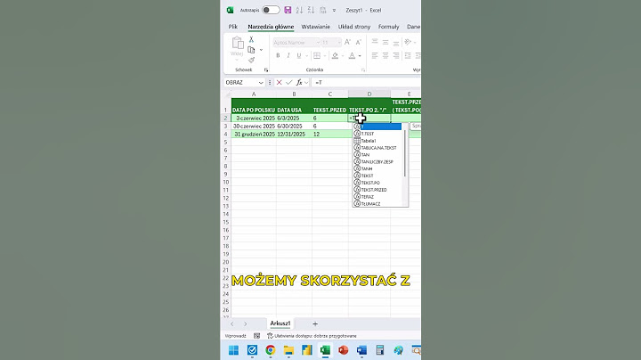 Jak zmienić format daty z amerykańskiego na polski w Excelu