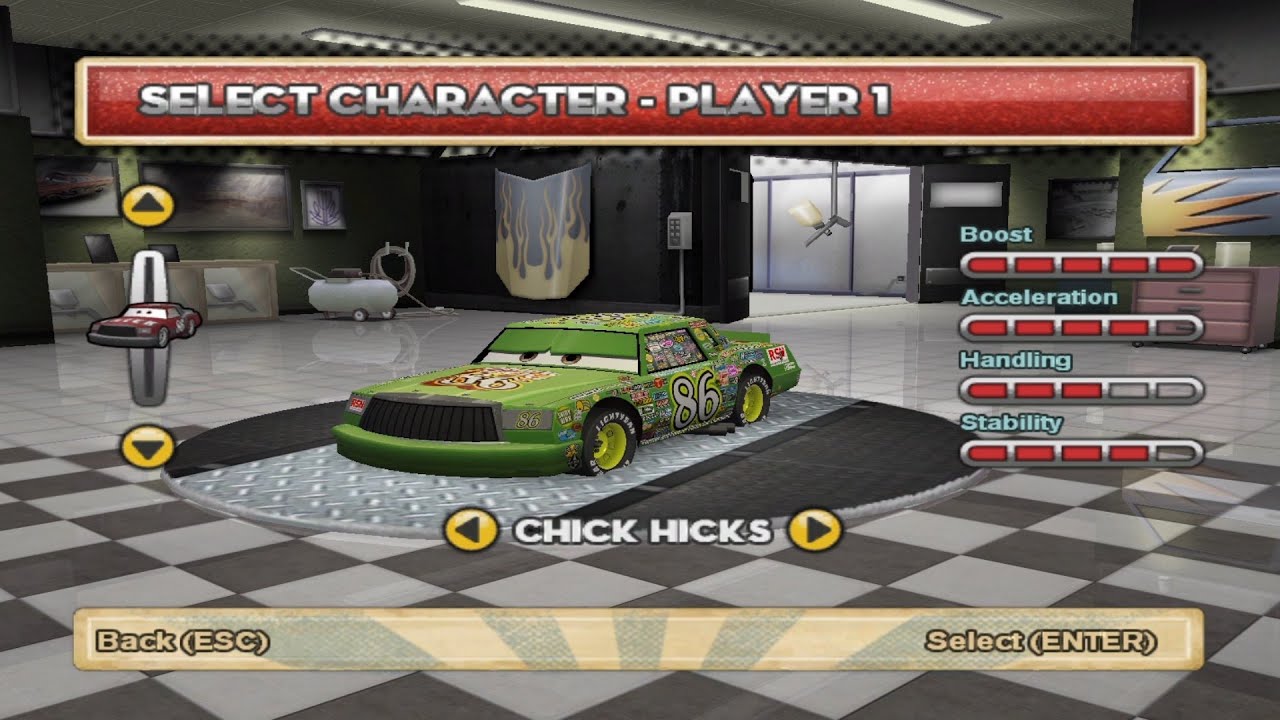 Cars: Race-O-Rama - Chick Hicks Showdown PS2 Gameplay HD (PCSX2) 