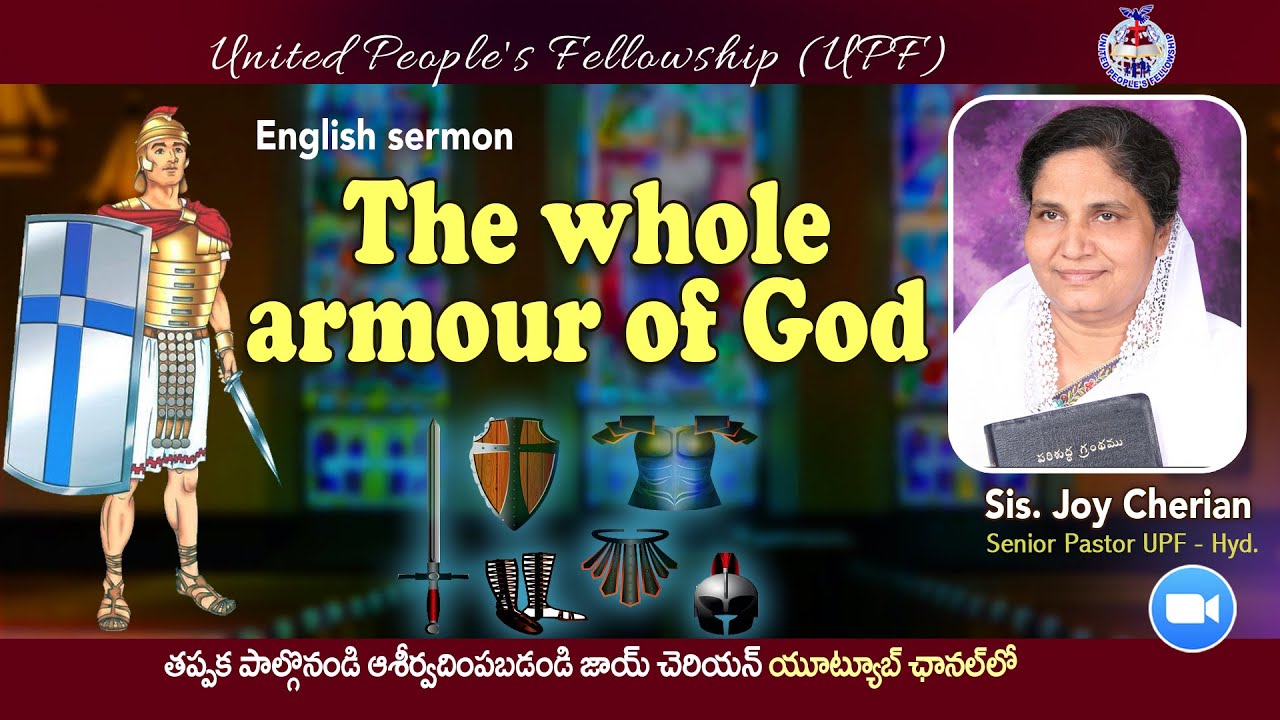 'The whole armour of God' English Sermon l Message by Rev. Dr. Joy Cherian YouTube