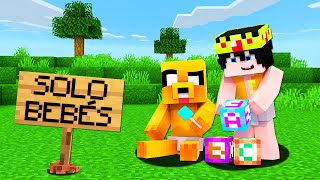 ¡Pasamos MINECRAFT en la NUEVA DIFICULTAD BEBÉ! 👶