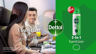 Dettol 2-In-1 Sanitizer Spray