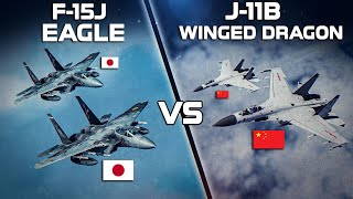 F-15J Eagle Vs J-11B Winged Dragon | A Worthy Foe | Digital Combat Simulator | DCS |