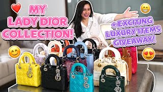 MY NEW LADY DIOR COLLECTION + LUXURY ITEMS GIVEAWAY! | MARIEL PADILLA VLOGS