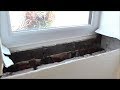 Why MDF is no good. Replacing water damaged window cill