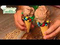 Helados de chocolate casero| 3 ingredientes fácil y delicioso