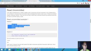 READ UNCOMMITED SQL SERVER 2014