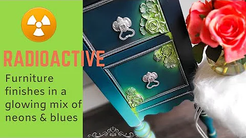 Radioactive Re-do, A vanity makeover blended in bl...
