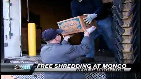 Free Document Shredding