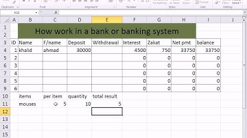 ms excel 2010 pashto learning part 1